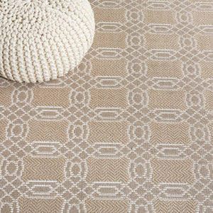 Safavieh Aspect 404 Power Loomed Natural Fiber Rug Natural / Ivory 5'-3" x 7'-6"