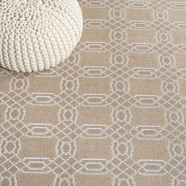 Safavieh Aspect 404 Power Loomed Natural Fiber Rug Natural / Ivory 5'-3" x 7'-6"