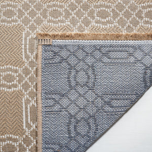 Safavieh Aspect 404 Power Loomed Natural Fiber Rug Natural / Ivory 5'-3" x 7'-6"