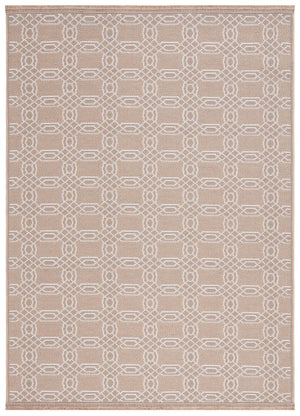 Safavieh Aspect 404 Power Loomed 50% Cotton, 47% Jute, 3% Polyester Natural Fiber Rug Natural / Ivory APE404B-8