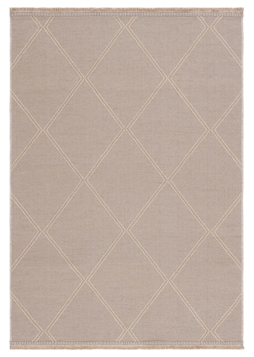 Safavieh Aspect 406 Power Loomed 50% Cotton, 47% Jute, 3% Polyester Natural Fiber Rug Natural APE406B-8
