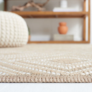 Safavieh Aspect 408 Power Loomed Natural Fiber Rug Natural / Ivory 5'-3" x 7'-6"