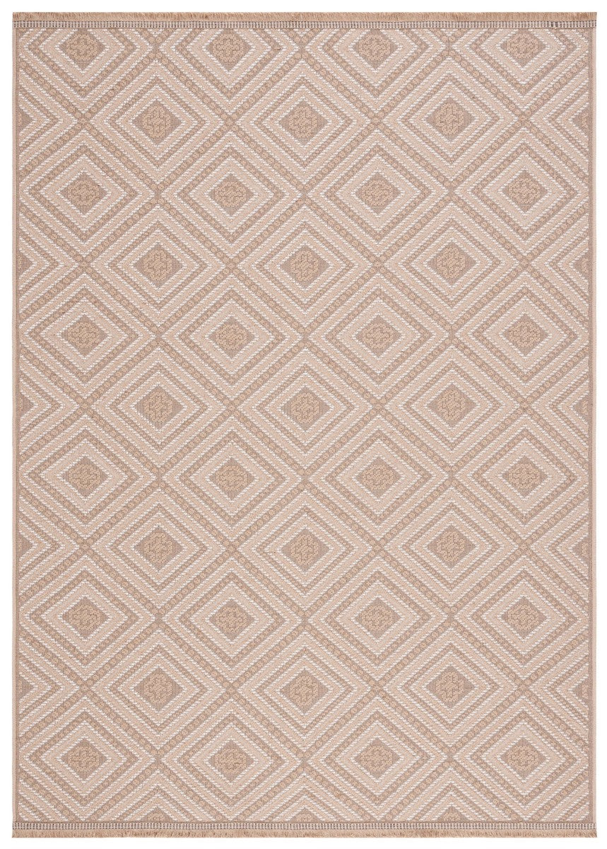 Safavieh Aspect 408 Power Loomed Natural Fiber Rug Natural / Ivory 8'-6" x 12'