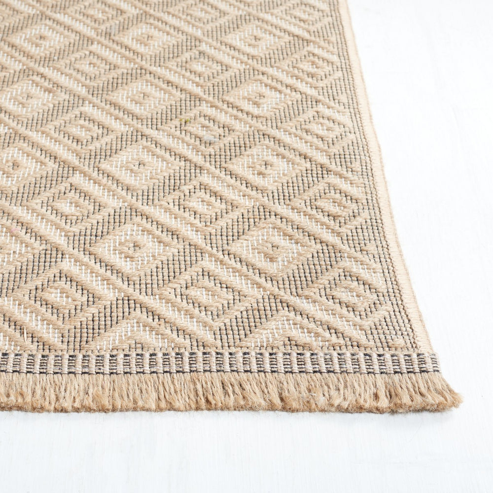 Safavieh Aspect 410 Power Loomed Natural Fiber Rug Natural / Ivory 8'-6" x 12'