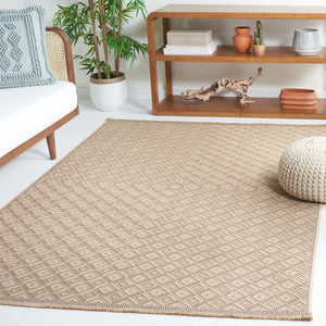 Safavieh Aspect 410 Power Loomed Natural Fiber Rug Natural / Ivory 5'-3" x 7'-6"