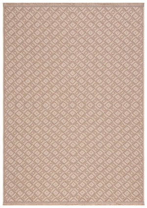 Safavieh Aspect 410 Power Loomed 50% Cotton, 47% Jute, 3% Polyester Natural Fiber Rug Natural / Ivory APE410B-8