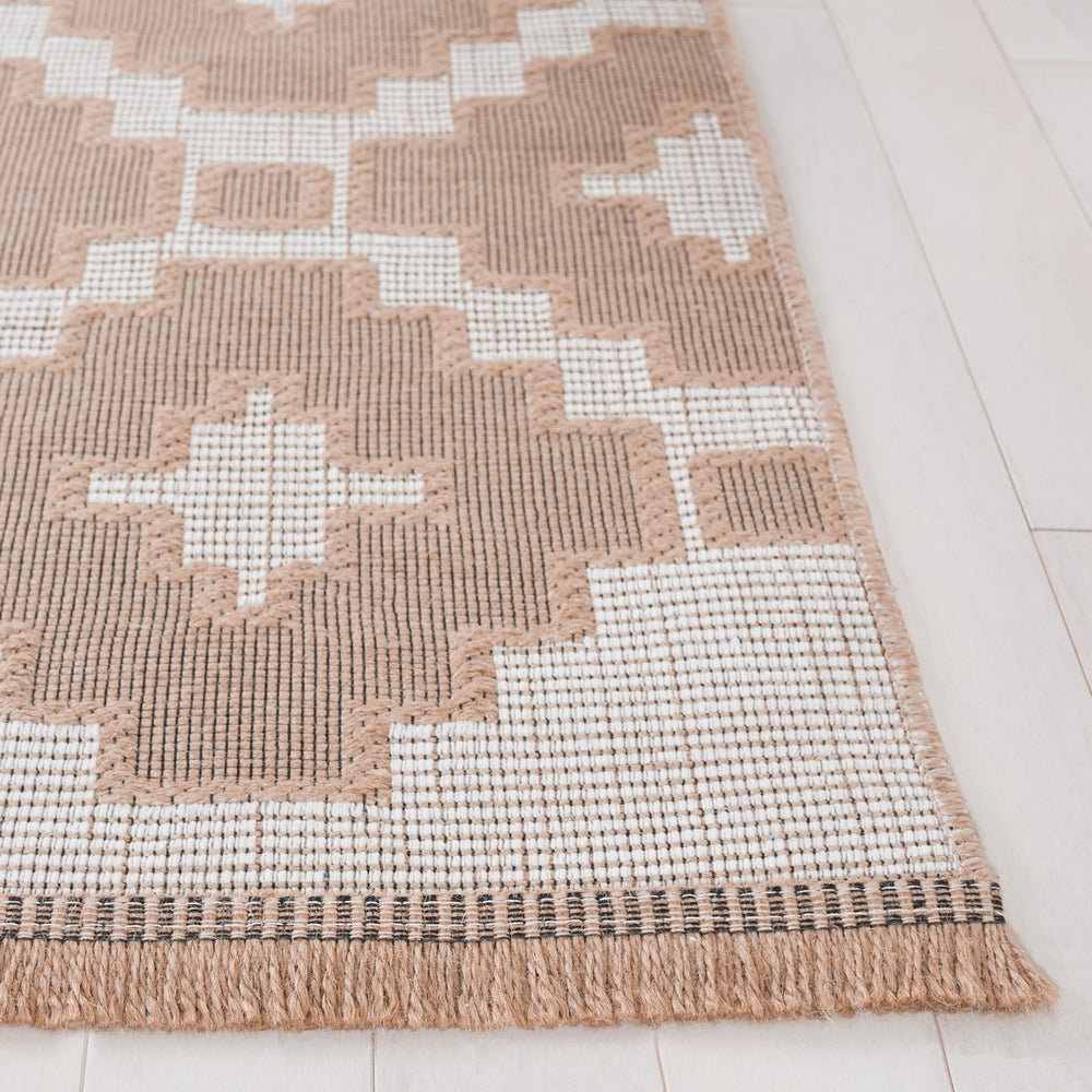Safavieh Aspect 452 Power Loomed 50% Cotton, 47% Jute, 3% Polyester Natural Fiber Rug Natural / Ivory APE452B-8