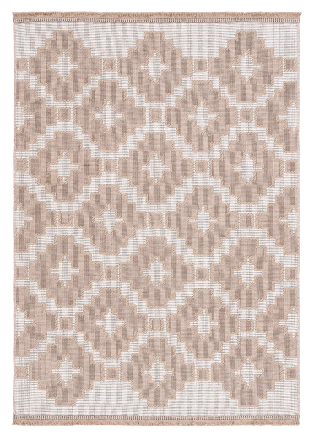 Safavieh Aspect 452 Power Loomed Natural Fiber Rug Natural / Ivory 4' x 6'