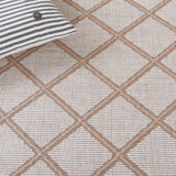 Safavieh Aspect 454 Power Loomed Natural Fiber Rug Ivory / Natural 4' x 6'