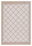 Safavieh Aspect 454 Power Loomed Natural Fiber Rug Ivory / Natural 8'-6" x 12'