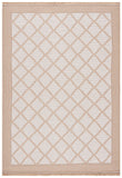 Safavieh Aspect 454 Power Loomed Natural Fiber Rug Ivory / Natural 8'-6" x 12'