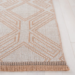 Safavieh Aspect 456 Power Loomed 50% Cotton, 47% Jute, 3% Polyester Natural Fiber Rug Ivory / Natural APE456A-8