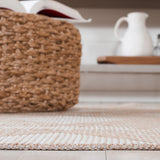 Safavieh Aspect 456 Power Loomed Natural Fiber Rug Ivory / Natural 8'-6" x 12'