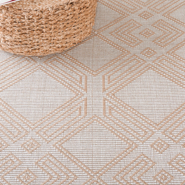 Safavieh Aspect 456 Power Loomed 50% Cotton, 47% Jute, 3% Polyester Natural Fiber Rug Ivory / Natural APE456A-8