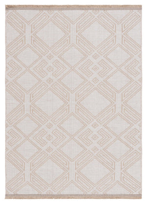 Safavieh Aspect 456 Power Loomed Natural Fiber Rug Ivory / Natural 8'-6" x 12'