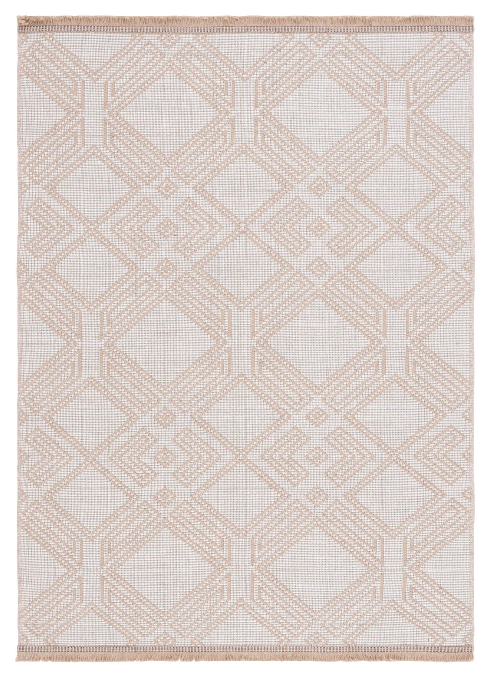 Safavieh Aspect 456 Power Loomed Natural Fiber Rug Ivory / Natural 4' x 6'