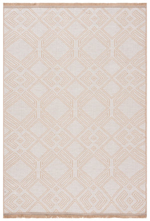 Safavieh Aspect 456 Power Loomed 50% Cotton, 47% Jute, 3% Polyester Natural Fiber Rug Ivory / Natural APE456A-8