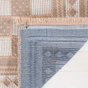 Safavieh Aspect 458 Power Loomed 50% Cotton, 47% Jute, 3% Polyester Natural Fiber Rug Natural / Ivory APE458B-8