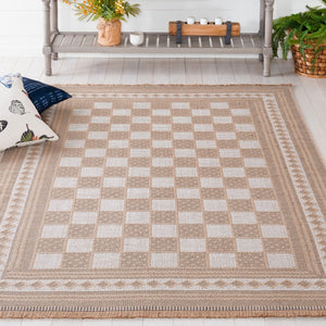 Safavieh Aspect 458 Power Loomed Natural Fiber Rug Natural / Ivory 8'-6" x 12'
