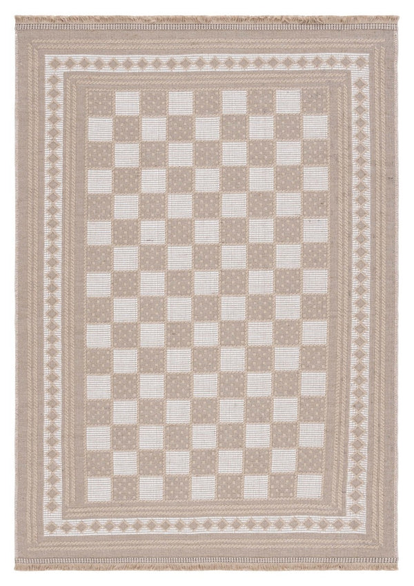 Safavieh Aspect 458 Power Loomed Natural Fiber Rug Natural / Ivory 8'-6" x 12'
