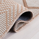 Safavieh Aspect 460 Power Loomed 50% Cotton, 47% Jute, 3% Polyester Natural Fiber Rug Ivory / Natural APE460A-8
