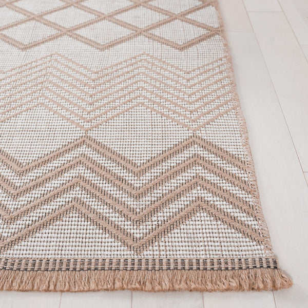 Safavieh Aspect 460 Power Loomed Natural Fiber Rug Ivory / Natural 8'-6" x 12'