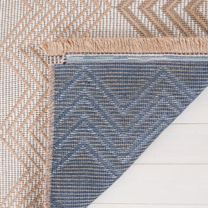 Safavieh Aspect 460 Power Loomed 50% Cotton, 47% Jute, 3% Polyester Natural Fiber Rug Ivory / Natural APE460A-8