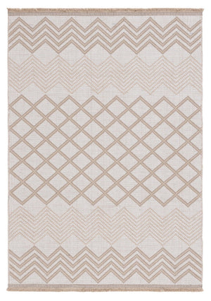 Safavieh Aspect 460 Power Loomed 50% Cotton, 47% Jute, 3% Polyester Natural Fiber Rug Ivory / Natural APE460A-8