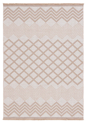 Safavieh Aspect 460 Power Loomed Natural Fiber Rug Ivory / Natural 4' x 6'