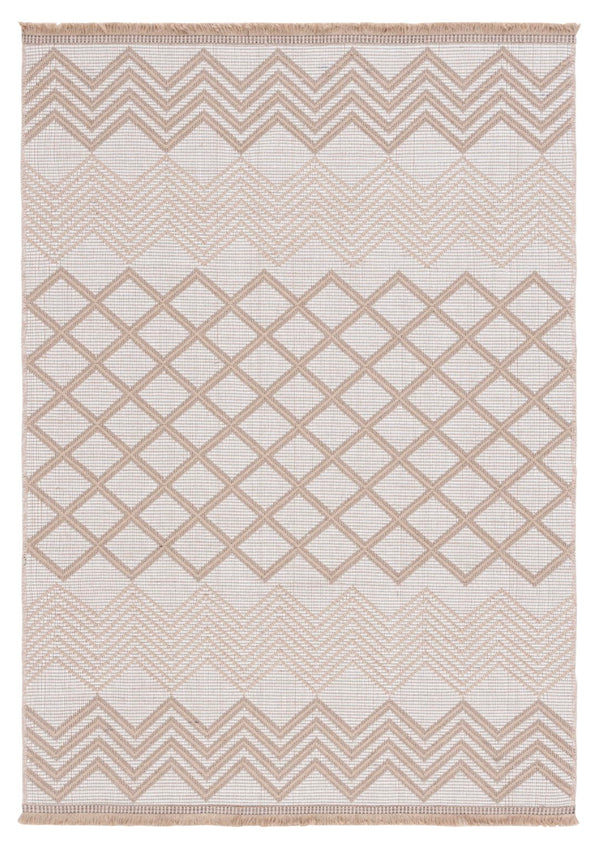 Safavieh Aspect 460 Power Loomed Natural Fiber Rug Ivory / Natural 4' x 6'