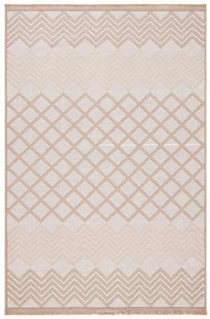 Safavieh Aspect 460 Power Loomed 50% Cotton, 47% Jute, 3% Polyester Natural Fiber Rug Ivory / Natural APE460A-8