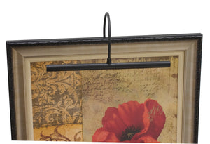 House Of Troy Advent Led Picture Lights - Stylish 16" Plug-in Design For Elegant Home Decor And Art Display Black Metal Apl16-7