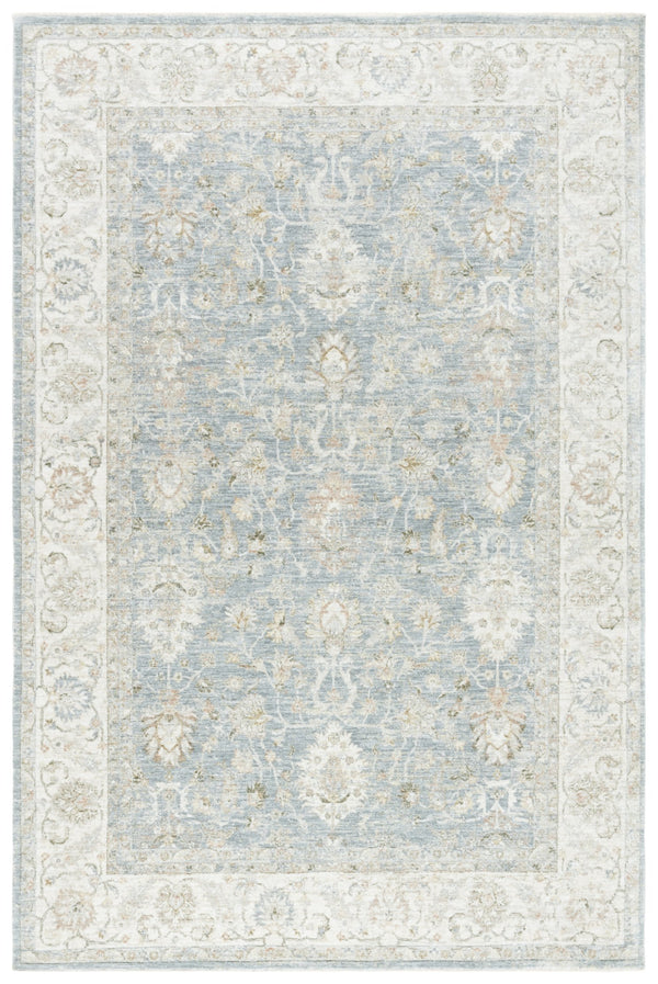 Safavieh April Timeless Elegance Area Rug In Soothing Grey And Ivory - Luxurious Turkish Design For Your Home Ivory ,Blue Polyester Apl210b-8