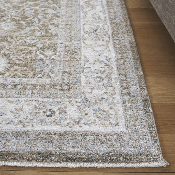 Safavieh April Area Rug - Timeless Elegance With Botanical Motifs - Durable, Plush, And Easy To Maintain Ivory ,Green Polyester Apl212a-8