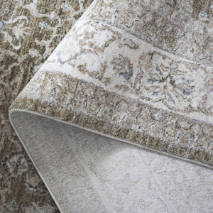 Safavieh April Area Rug - Timeless Elegance With Botanical Motifs - Durable, Plush, And Easy To Maintain Ivory ,Green Polyester Apl212a-8