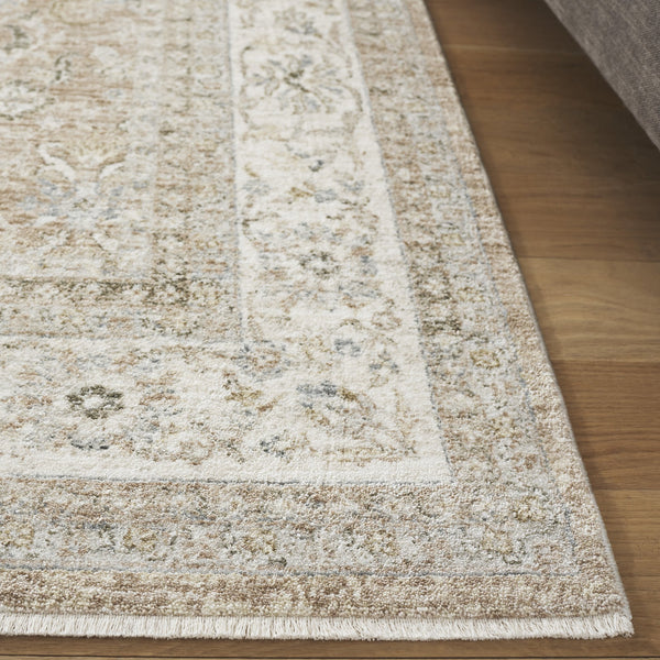 Safavieh April Area Rug - Timeless Elegance With Botanical Motifs - Durable, Plush, And Easy To Maintain Ivory ,Apricot Polyester Apl212b-8