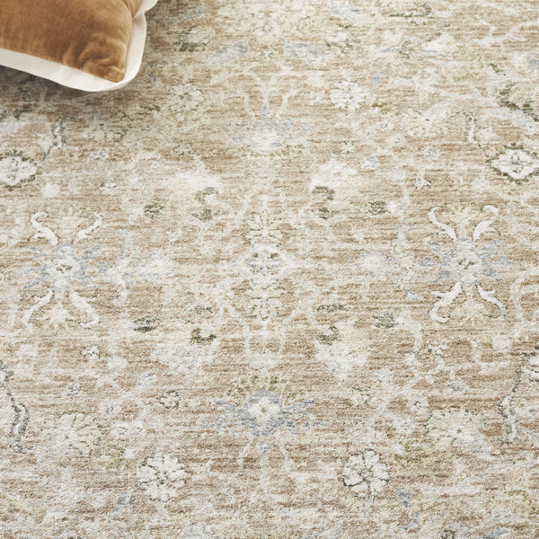 Safavieh April Area Rug - Timeless Elegance With Botanical Motifs - Durable, Plush, And Easy To Maintain Ivory ,Apricot Polyester Apl212b-8