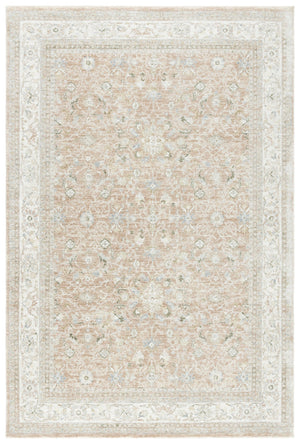 Safavieh April Area Rug - Timeless Elegance With Botanical Motifs - Durable, Plush, And Easy To Maintain Ivory ,Apricot Polyester Apl212b-8