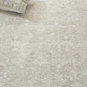 Safavieh April Area Rug - Timeless Elegance With Botanical Motifs - Durable, Plush, And Easy To Maintain Ivory ,Light Grey Polyester Apl212c-8