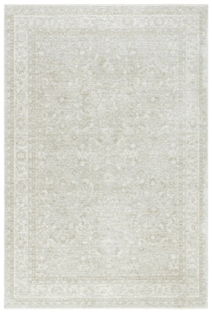 Safavieh April Area Rug - Timeless Elegance With Botanical Motifs - Durable, Plush, And Easy To Maintain Ivory ,Light Grey Polyester Apl212c-8