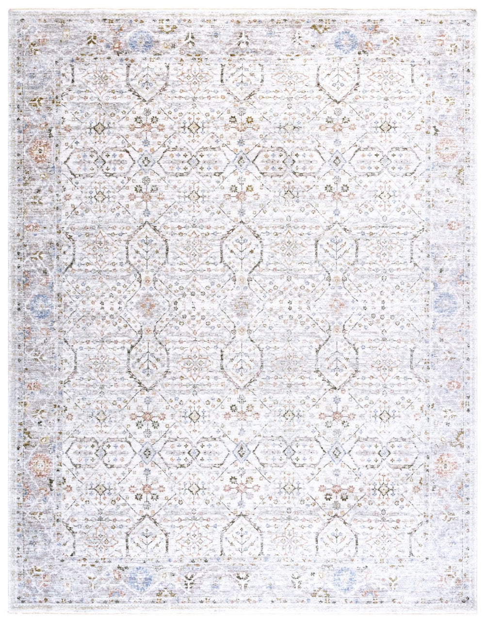 Safavieh April Ivory Large Rectangle Area Rug 8x10 Ft - Timeless Floral Pattern For Elegant Home Decor Ivory Polyester Apl214b-8