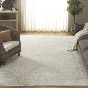 Safavieh April Exquisite Turkish Area Rug - Sophisticated Design With Timeless Elegance For Any Room Decor Ivory ,Grey Polyester Apl216a-8