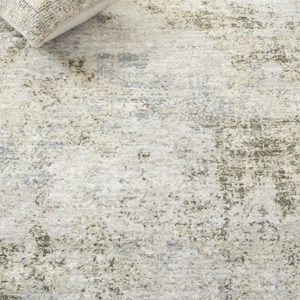 Safavieh April Luxurious Turkish Area Rug With Serene Abstract Design For Elegant Living Spaces And Comfort Ivory ,Grey Polyester Apl220a-8