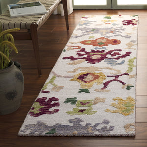 Safavieh Aspen Bohemian Charm Area Rug - Hand-tufted Wool And Cotton Blend For Luxurious Comfort & Style Ivory ,Red 85% Wool,15% Cotton Apn101a-6