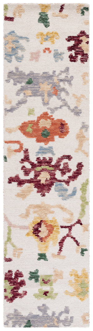 Safavieh Aspen Bohemian Charm Area Rug - Hand-tufted Wool And Cotton Blend For Luxurious Comfort & Style Ivory ,Red 85% Wool,15% Cotton Apn101a-6