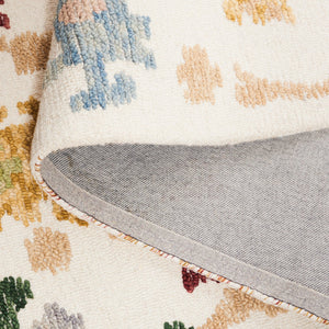 Safavieh Aspen Bohemian Charm Area Rug - Hand-tufted Wool And Cotton Blend For Luxurious Comfort & Style Ivory ,Red 85% Wool,15% Cotton Apn101a-6