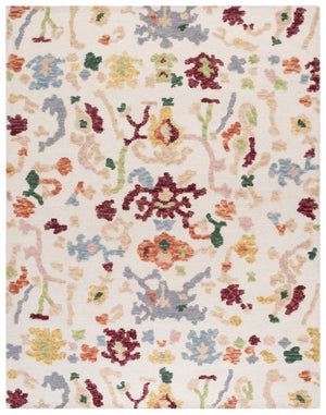 Safavieh Aspen Bohemian Charm Area Rug - Hand-tufted Wool And Cotton Blend For Luxurious Comfort & Style Ivory ,Red 85% Wool,15% Cotton Apn101a-6