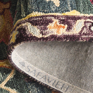 Safavieh Aspen Exquisite Hand-tufted Area Rug With Vibrant Patterns For Modern And Traditional Decor Teal ,Pink 85% Wool,15% Cotton Apn103j-5