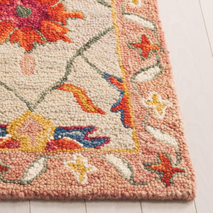 Safavieh Aspen Exquisite Hand-tufted Area Rug With Vibrant Patterns For Modern And Traditional Decor Ivory ,Rust 85% Wool,15% Cotton Apn103p-5