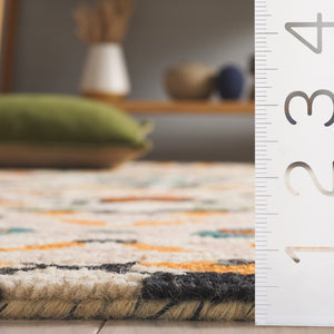 Safavieh Aspen Hand-tufted Traditional Area Rug – Luxurious Wool & Cotton Blend For Timeless Elegance Ivory ,Pink 85% Wool,15% Cotton Apn104a-5